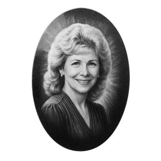 Табличка гранитная (овал 40-30)