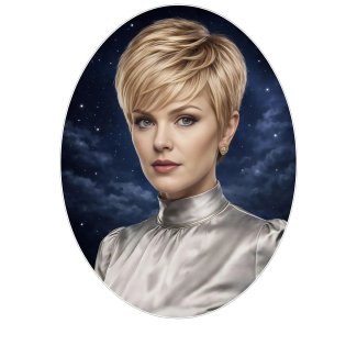 Фото на керамограните овал 40х30